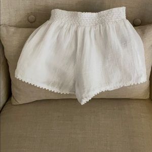 White lined shorts by Polo Ralph Lauren